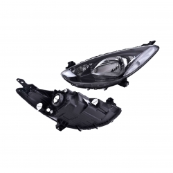 Par Faros Mazda 2 Manual/Elec F/Negro 2012 2013 2014 Depo