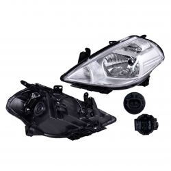 Par Faros Nissan Tiida Manual P/Halogeno 2007 2008 Depo
