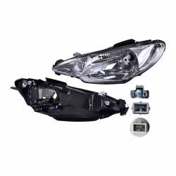Par Faros Peugeot 206 Elec Un As Liso 2003 2004 2005 Depo