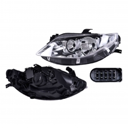 Par Faros Seat Ibiza Elec Doble As F/Cromado 2010 2011 Depo
