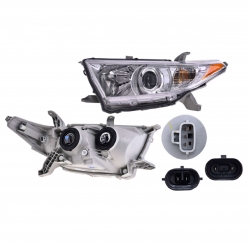 Par Faros Toyota Highlander 2011 2012 2013 Depo