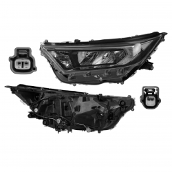 Par Faros Toyota Rav4 Elec C/Motor C/Leds 2019 2020 Depo