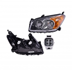 Par Faros Ty Rav4 Sport Fondo Negro 2009 2010 2011 Depo