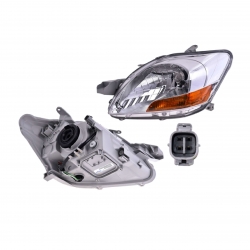 Par Faros Ty Yaris Sedan Fondo Cromado 2006 2007 2008 Depo