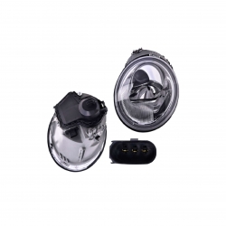 Par Faros Vw Beetle P/Halogeno 1998 1999 2000 2001 Depo