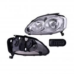 Par Faros Vw Crossfox F/Crom Doble As P/Halogeno 2007 Depo