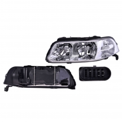 Par Faros Vw Pointer Gti Doble As F/Cromado 2000 2001 Depo