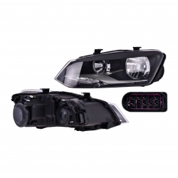 Par Faros Vw Polo C/Motor Doble As P/Halogeno 2013 Depo