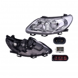 Par Faros Vw Saveiro Doble As Fondo Negro 2010 2011 Depo