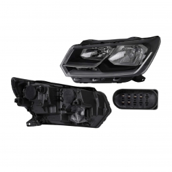 Par Faros Vw Saveiro Doble As Manual Filo Crom 2017 Depo