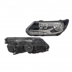 Par Faros Vw Tiguan Elec C/Motor P/Halogeno 2012 2013 Depo