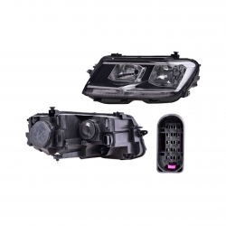 Par Faros Vw Tiguan Europa Electrico 8 Pines 2018 2019 Depo