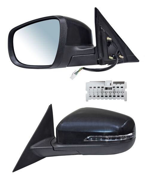 Espejo Tiggo 4 Pro 2023 2024 2025 Elec P/Pintar C/Direcc 6 Pines Izquierdo