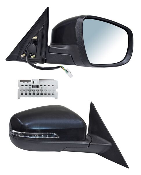 Espejo Tiggo 4 Pro 2023 2024 2025 Elec P/Pintar C/Direcc 6 Pines Derecho