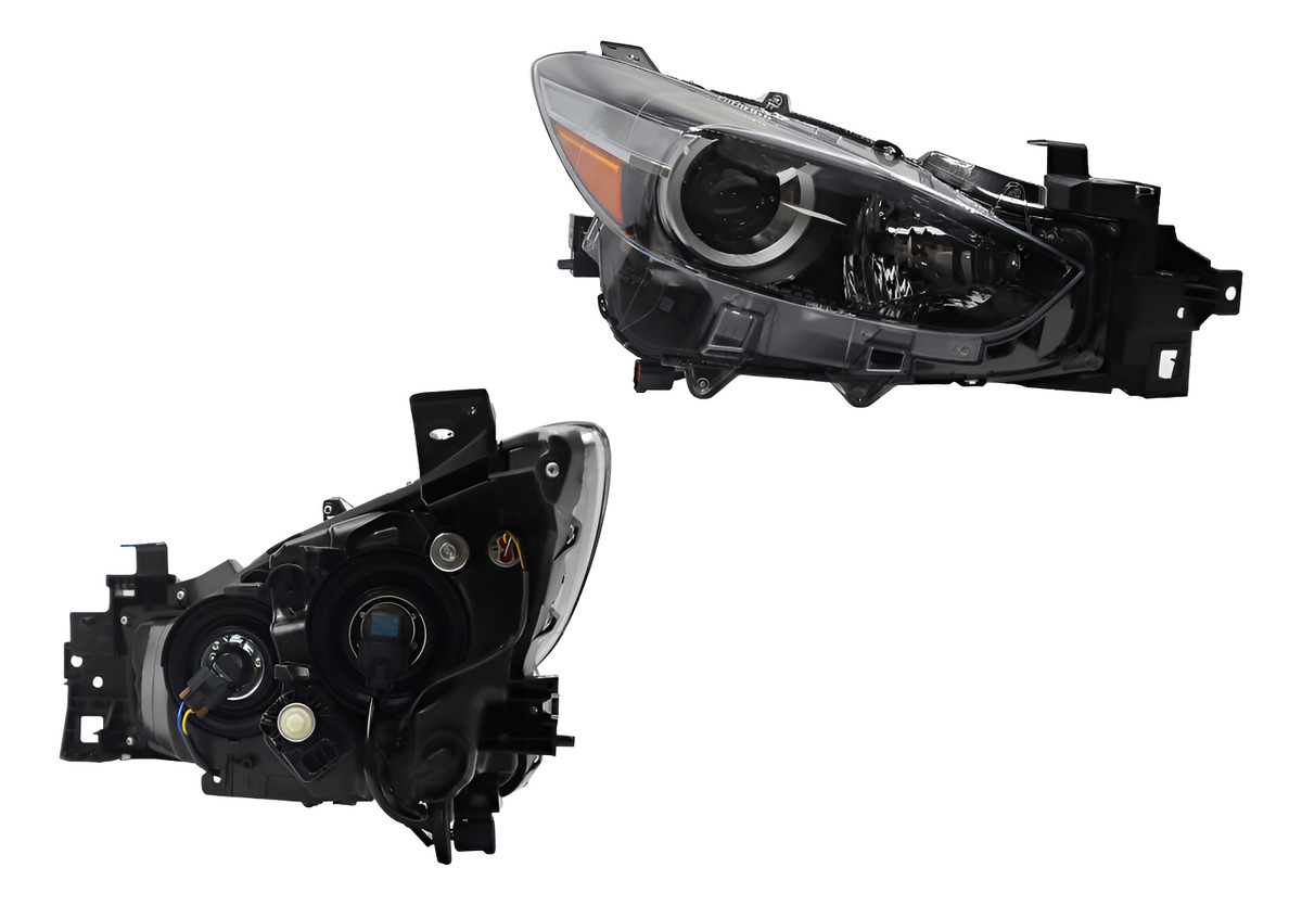Faro Der F/Negro C/Lupa C/Mica Ambar Halogeno (Sedan/H-Back) Mazda Mazda 3 2017 2018