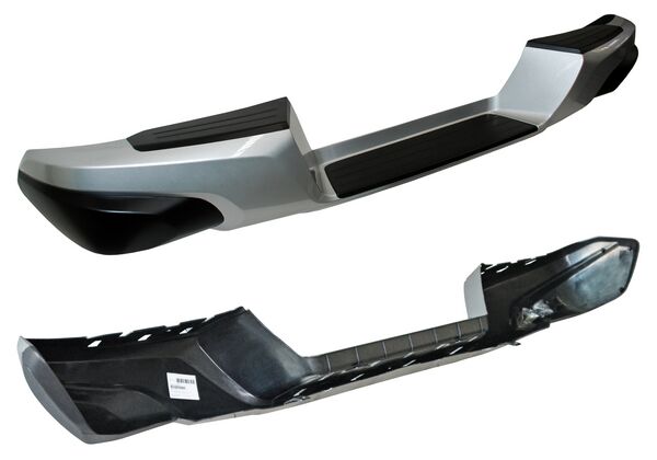 Fascia Tras Mitsubishi Pu L200 16-19 Gris S/Brazos S/Refuerzo Tyg