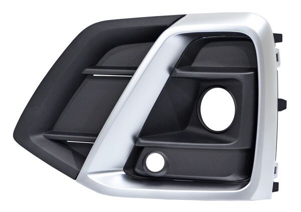 Rejilla Audi Q5 21-24 P/Faro Niebla C/Hoyo P/Sens C/Mold Satin Negra 260206 288 Izq