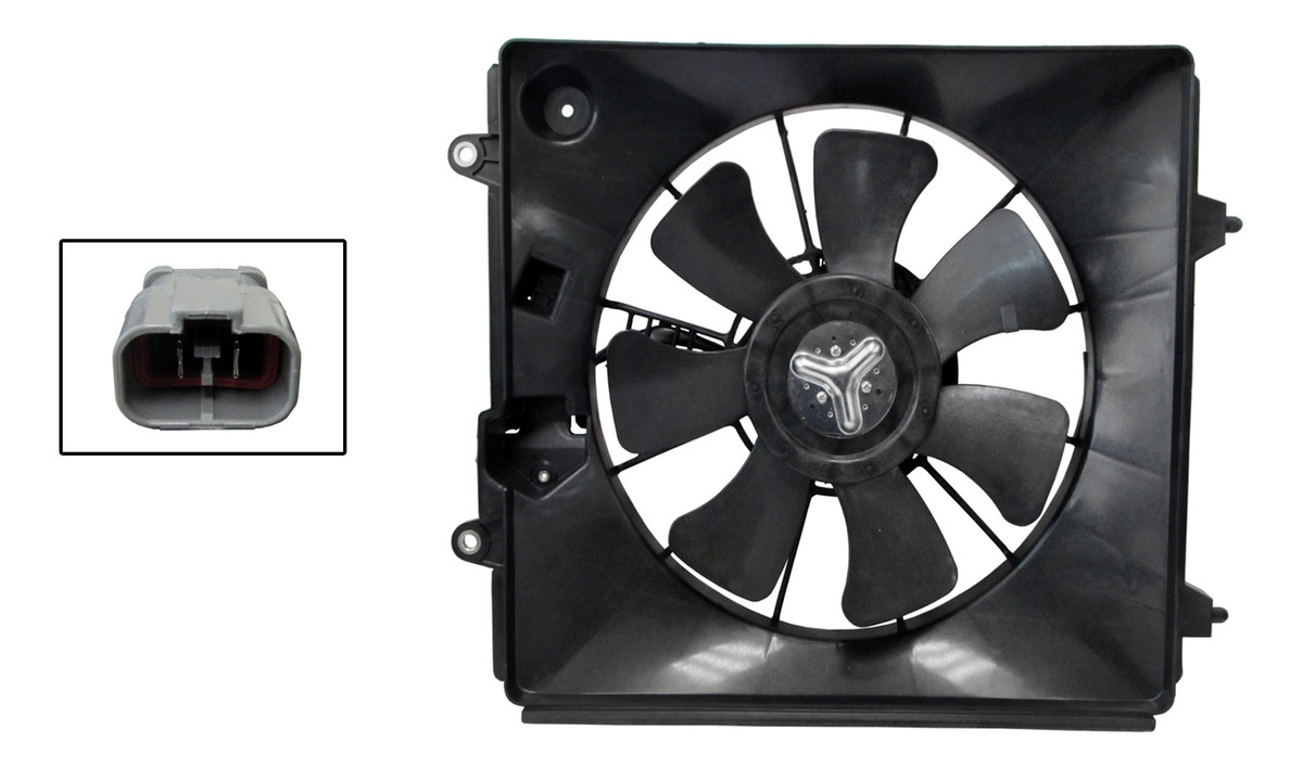 Motoventilador Completo P/Aire Acondicionado C/Tolva S/Res 2Pin Honda Cr-V 2.4L 2007 2011