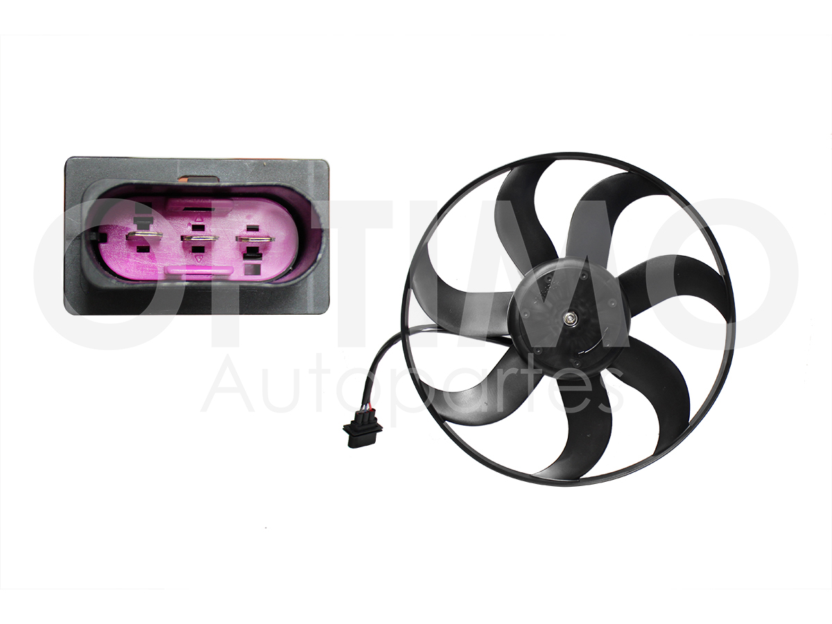 Motoventilador C/S Aire S/Tolva 3Pin Polo 03-07 13-14/Crossfox 07-09/Ibiza 10-17 Volkswagen Vento 1.6L 2014 2015